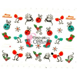 Stickere 3D cu Sarbatori de Iarna, Cod FGHZ 004 Silver